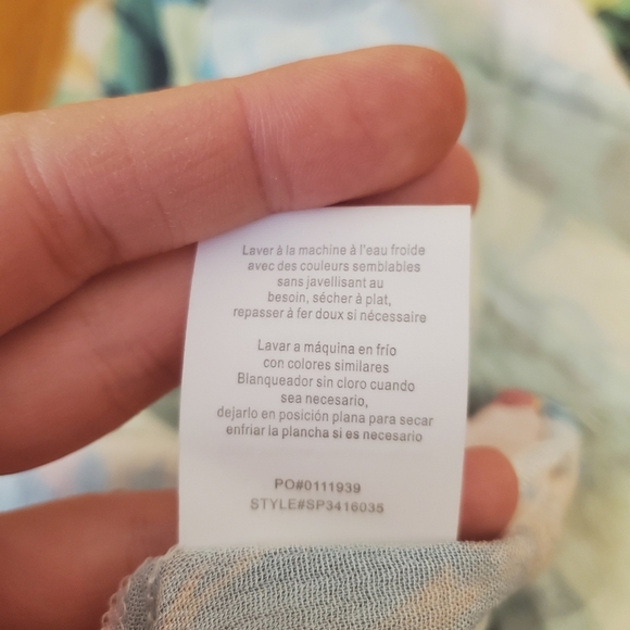 NWT O'Neill Jennifer Woven Maxi Tank Dress. Neck Tie. Backless. Tropical. Boho. - Picture 12 of 16